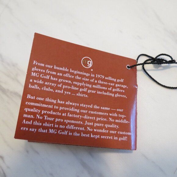 Trio of Brand New Golf/Tennis Shirts, L. Orange, Green, Yellow. - Picture 5 of 9